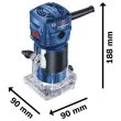 Tupia Bosch GKF 550 550W 127V 06016A00D0-000
