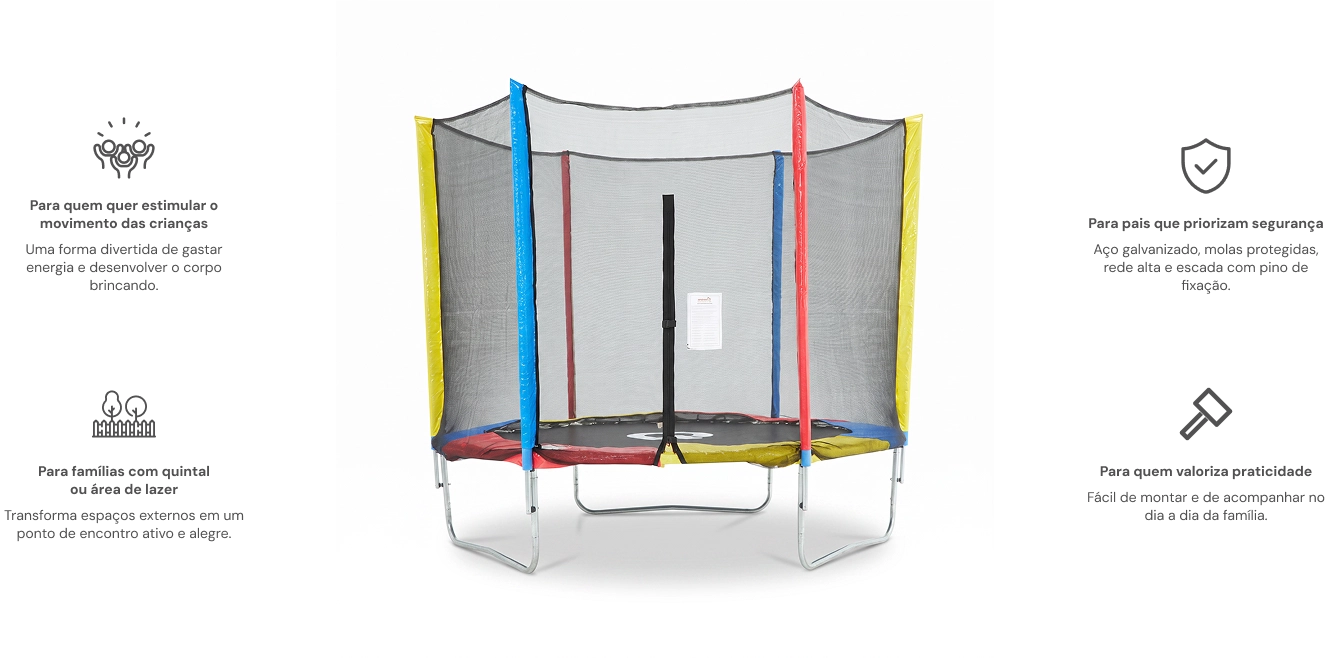 Imagem ilustrativa Cama Elástica Gallant Pula Pula 2,44